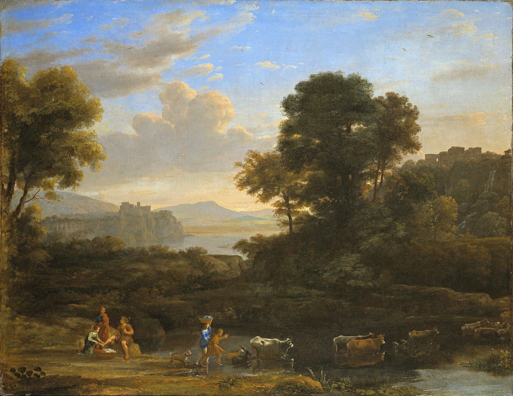 Lelkipásztori táj alkotó: Claude Lorrain