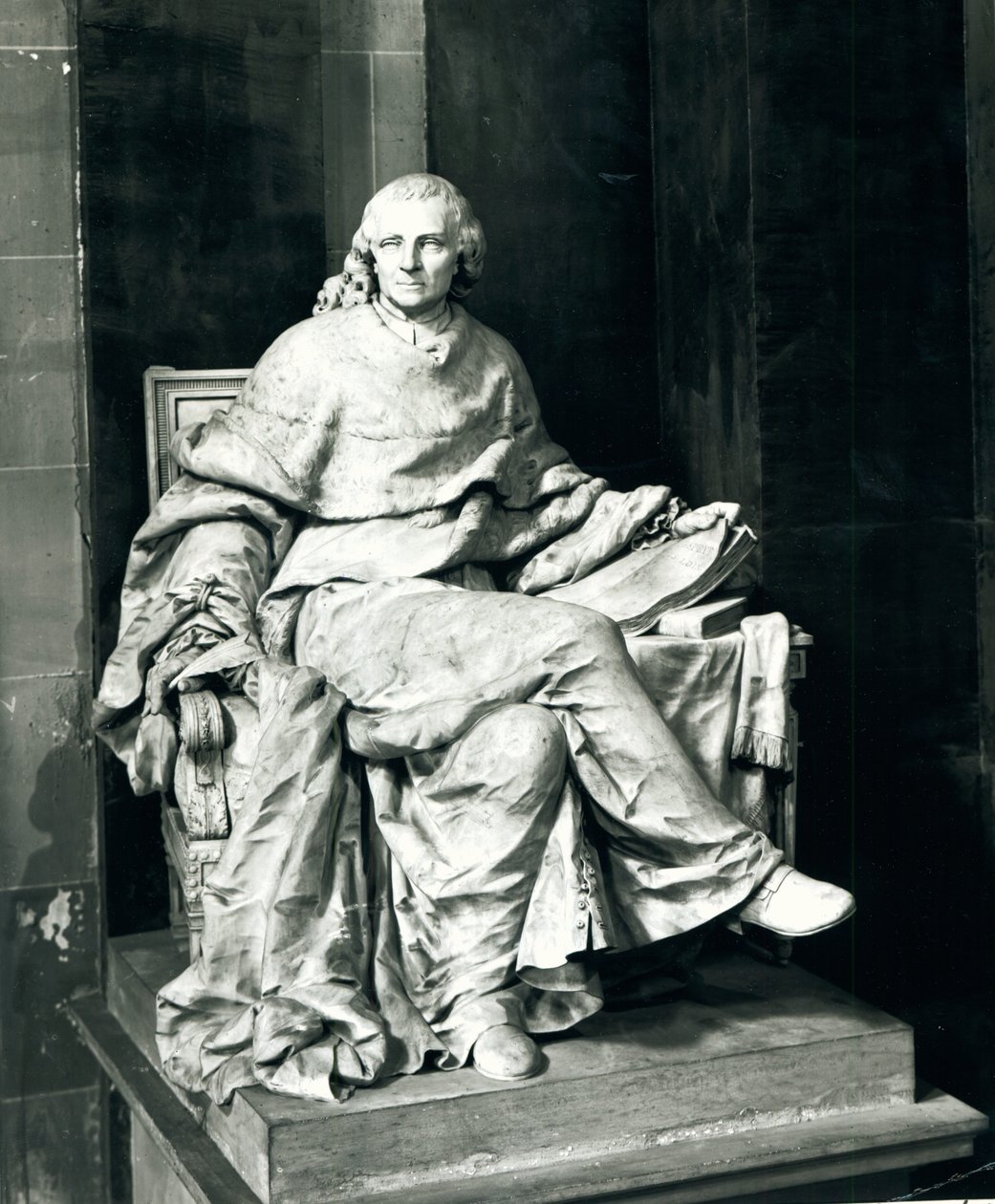 Charles de Secondat (1689-1755) Montesquieu báró, 1779 (márvány) alkotó: Claude Michel Clodion