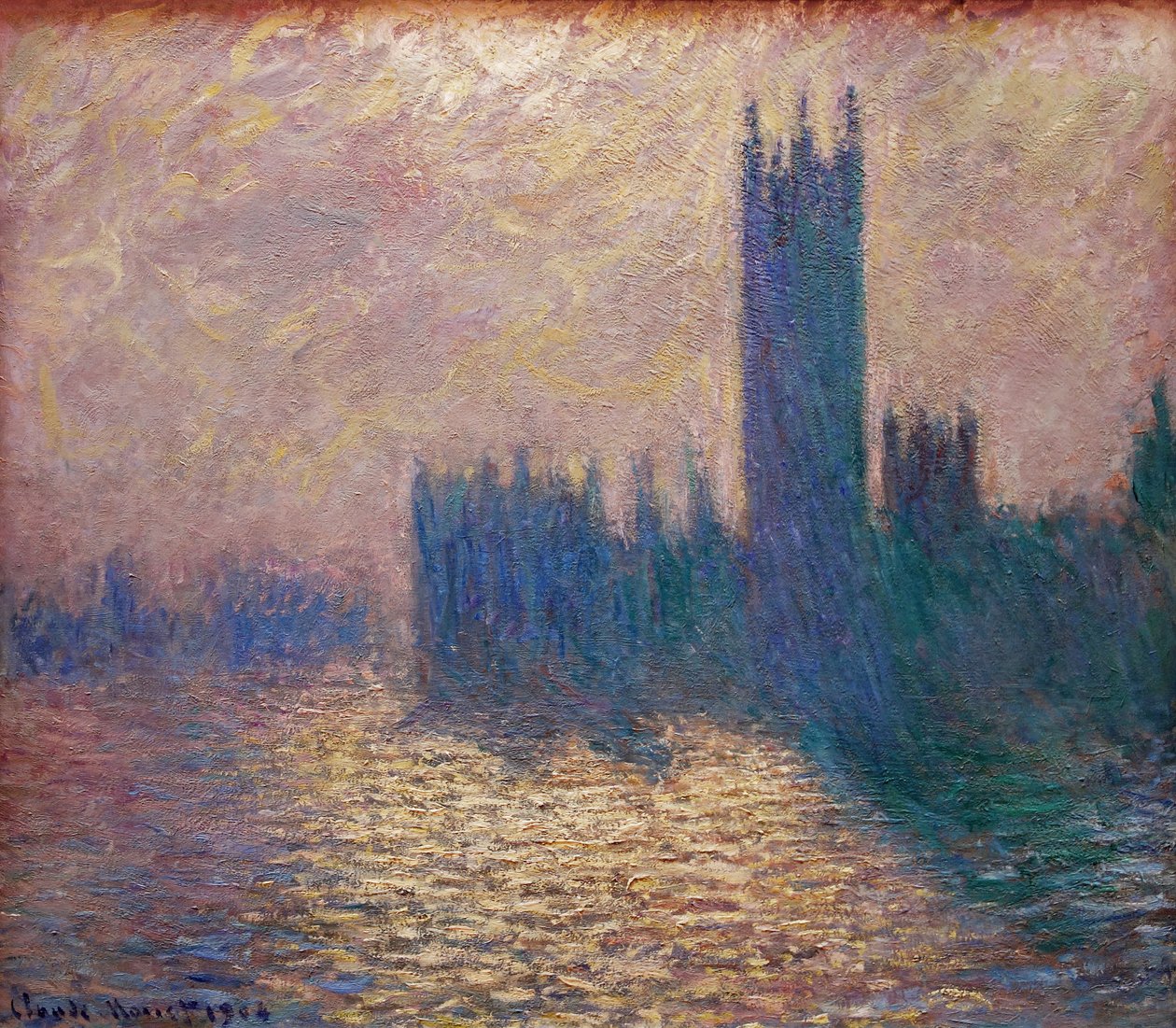 Londoni parlament alkotó: Claude Monet