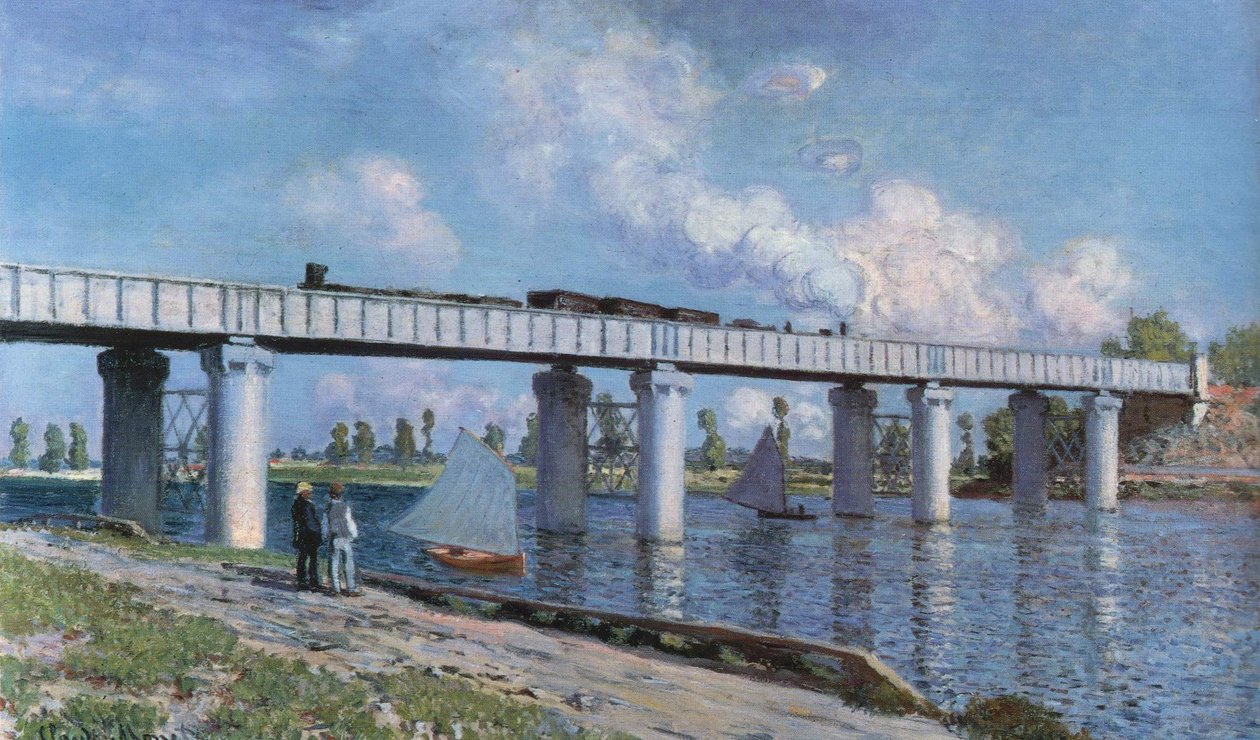 A vasúti híd Argenteuilnél alkotó: Claude Monet