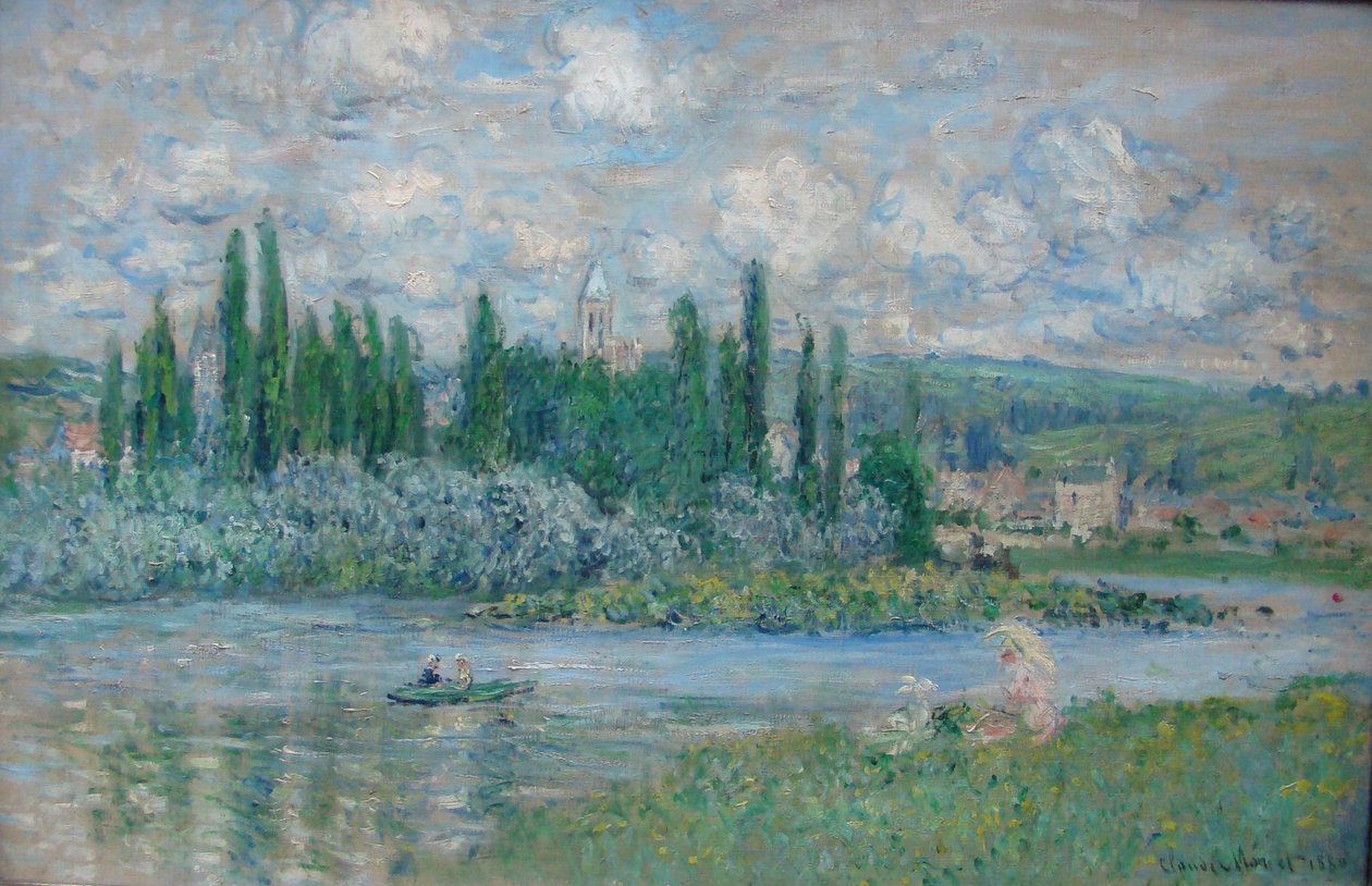 Vetheuil kilátása alkotó: Claude Monet