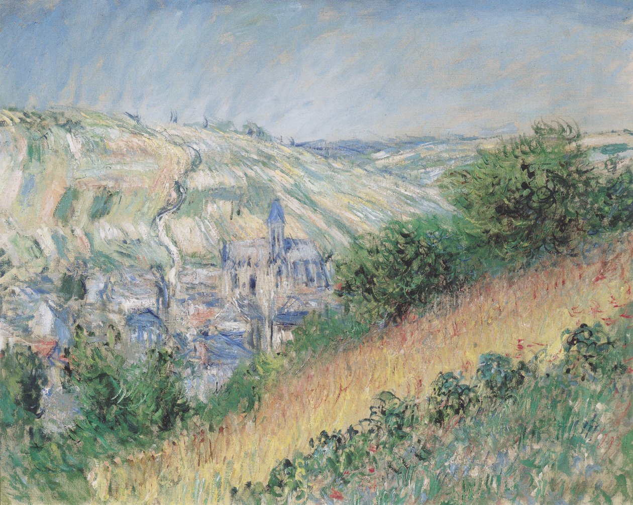 Vétheuil kilátása alkotó: Claude Monet
