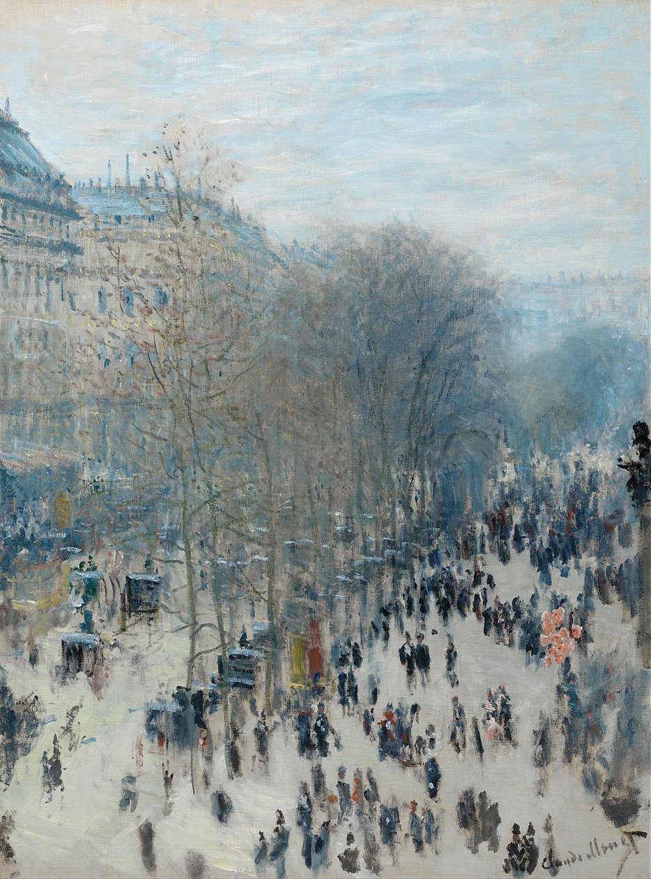 Boulevard des Capucines, 1873-4 alkotó: Claude Monet
