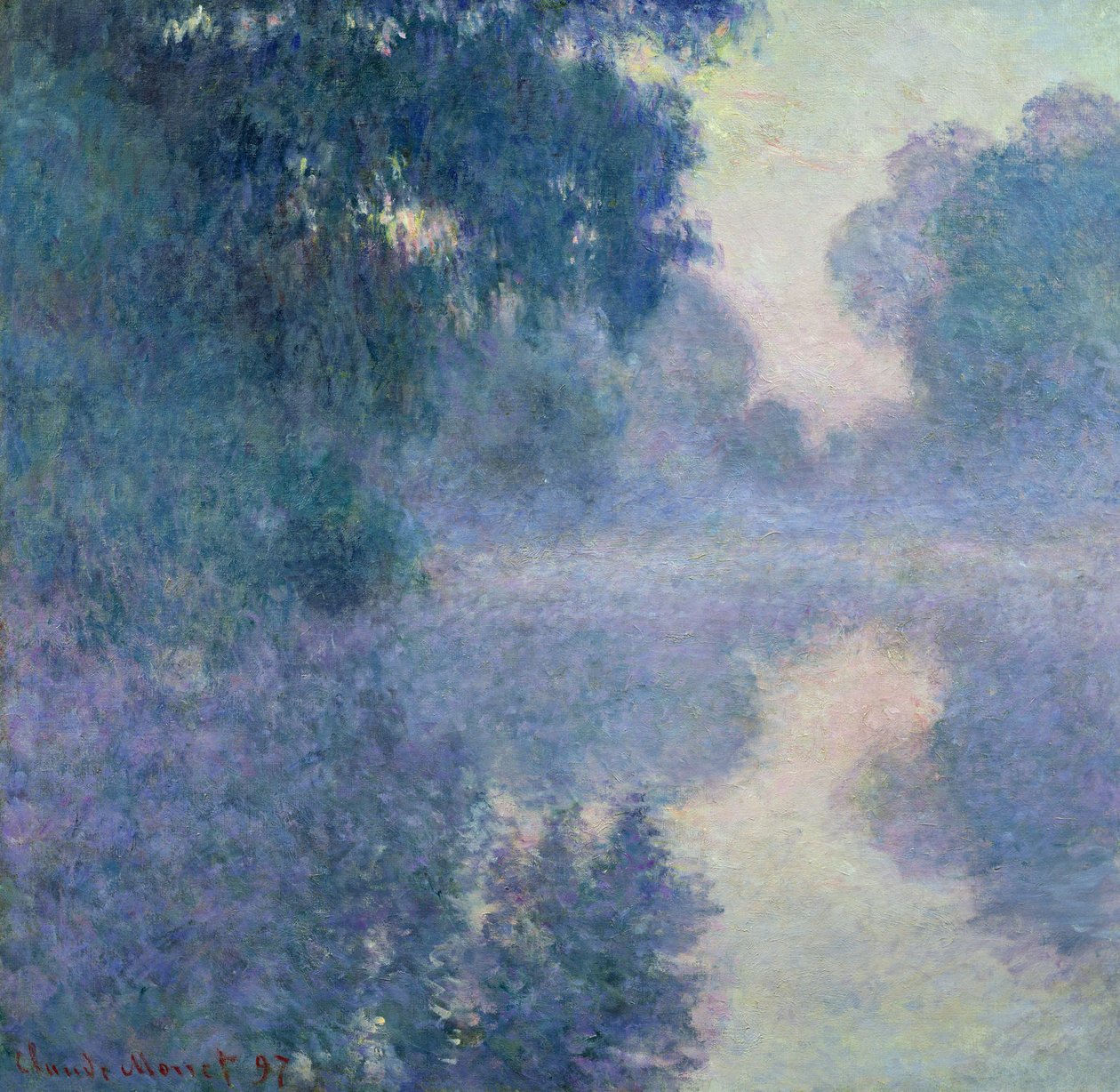 Szajna-ág Giverny közelében, 1897 alkotó: Claude Monet