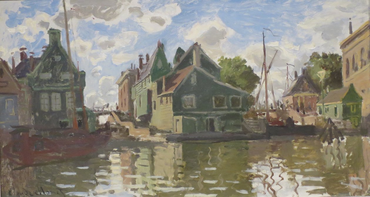 Csatorna Zaandamban alkotó: Claude Monet