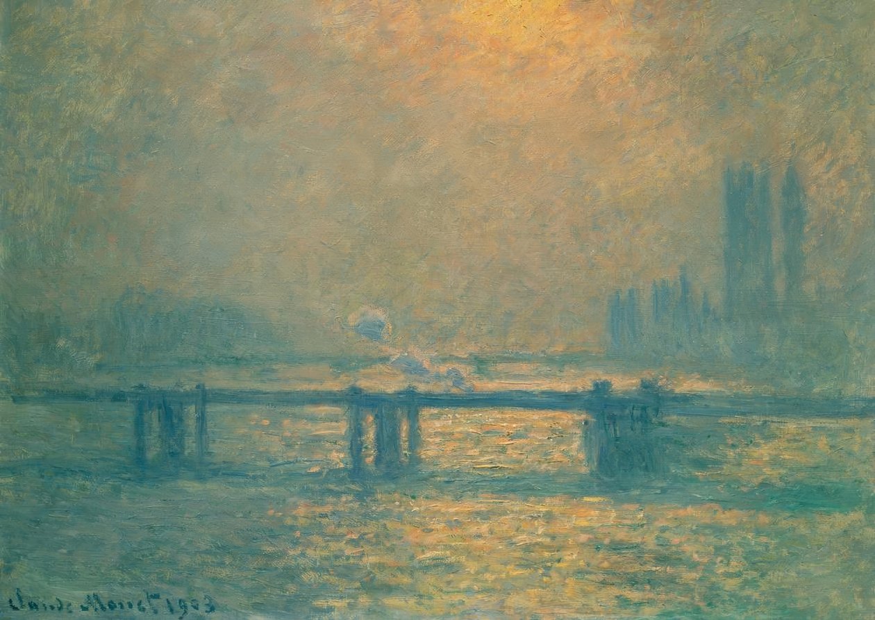 Charing Cross híd alkotó: Claude Monet
