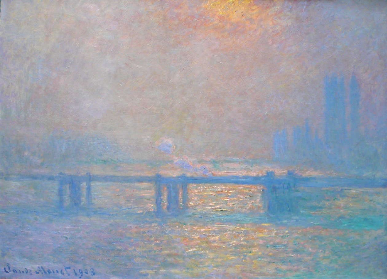 Charing Cross híd, Temze alkotó: Claude Monet