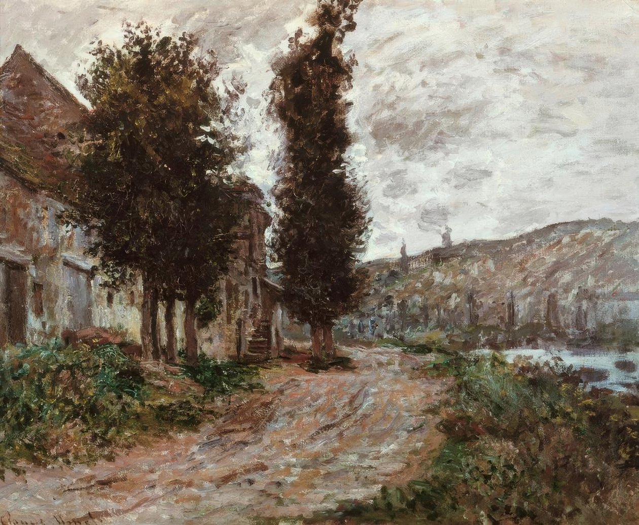 Vontatóút Lavacourtban alkotó: Claude Monet