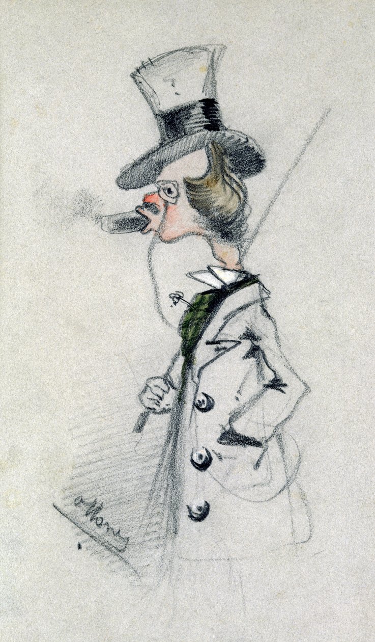 Dandy szivarral, 1857 alkotó: Claude Monet