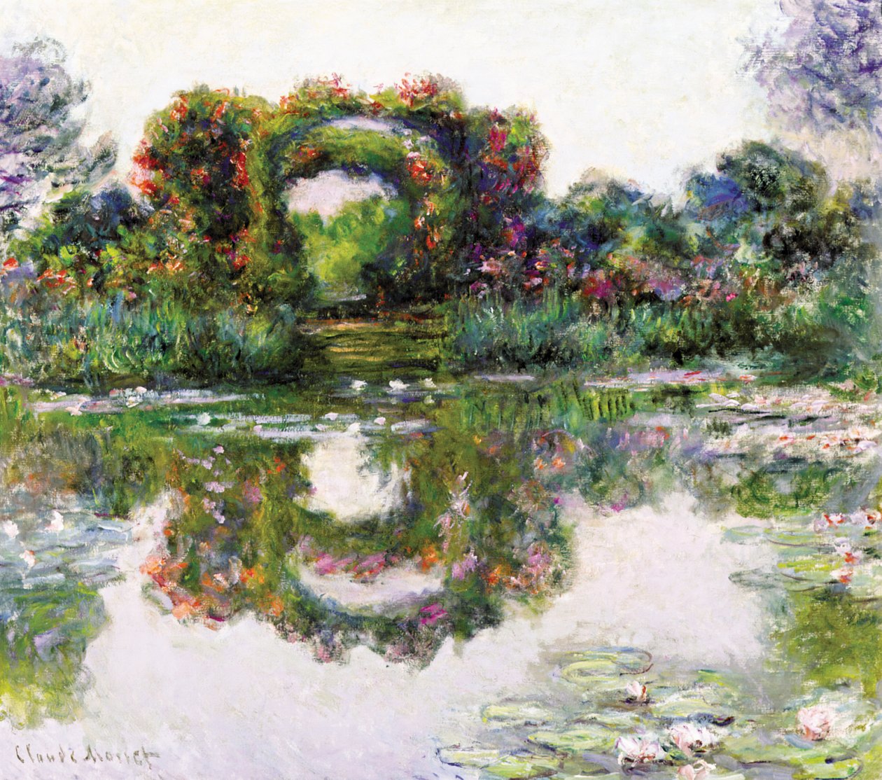 Virágzó ívek, Giverny.JPG alkotó: Claude Monet