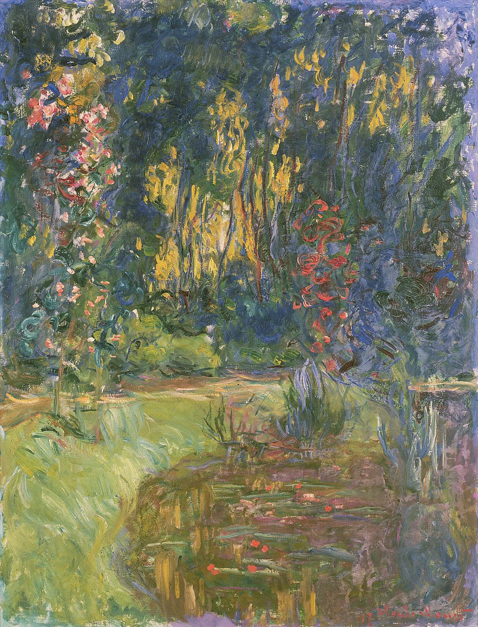 Giverny kertje, 1923 alkotó: Claude Monet