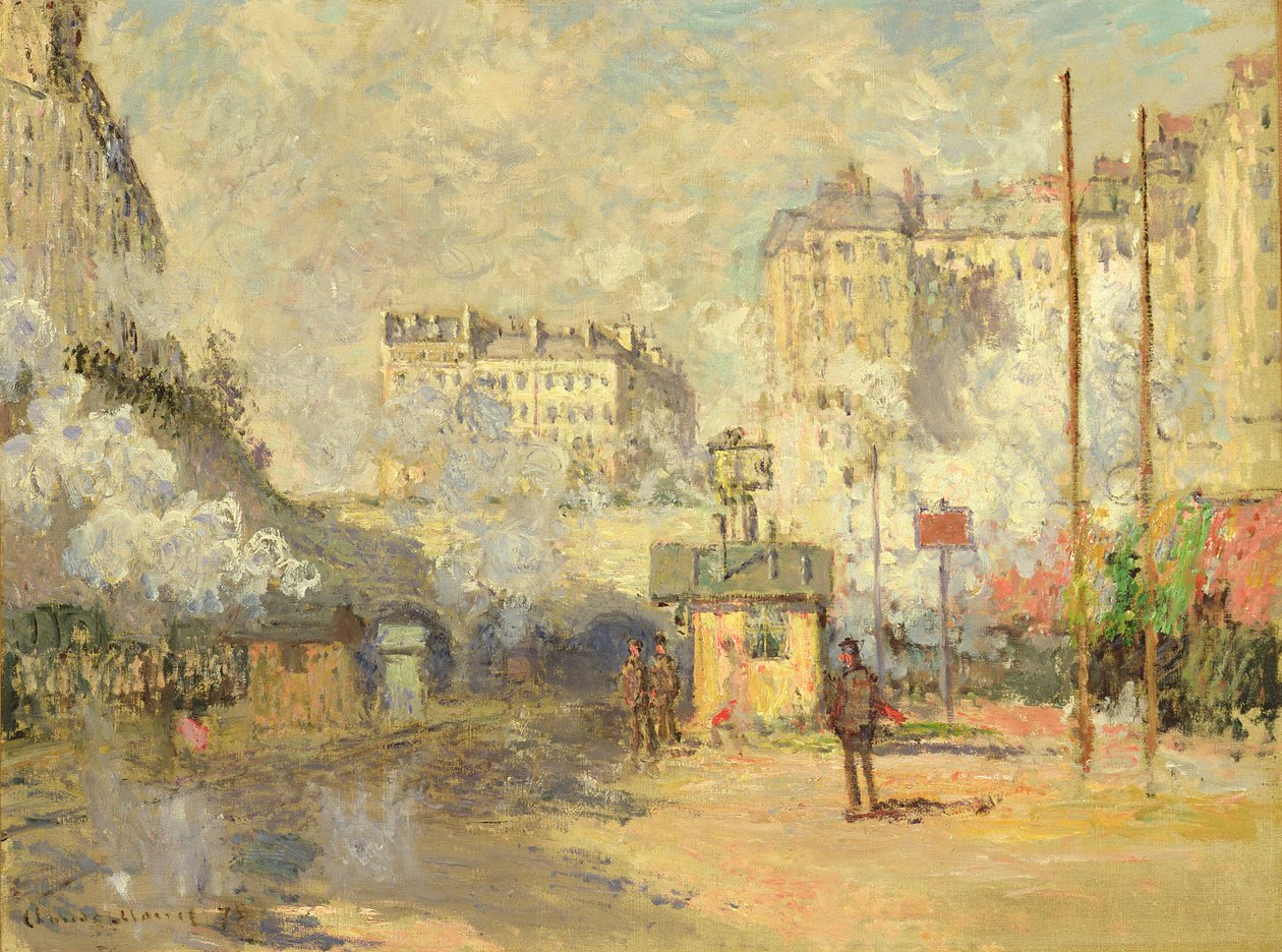 Gare Saint Lazare, 1877 alkotó: Claude Monet