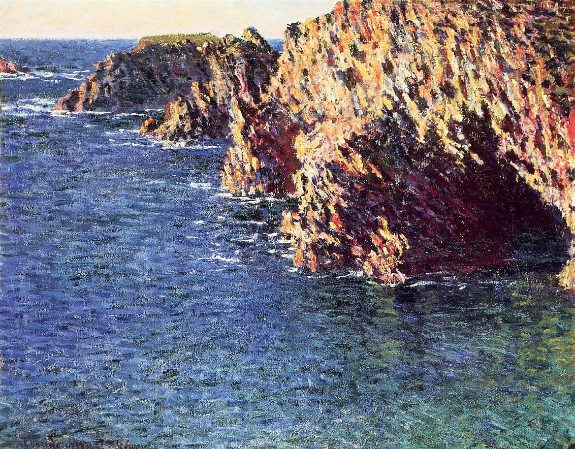Port-Domois barlangja alkotó: Claude Monet