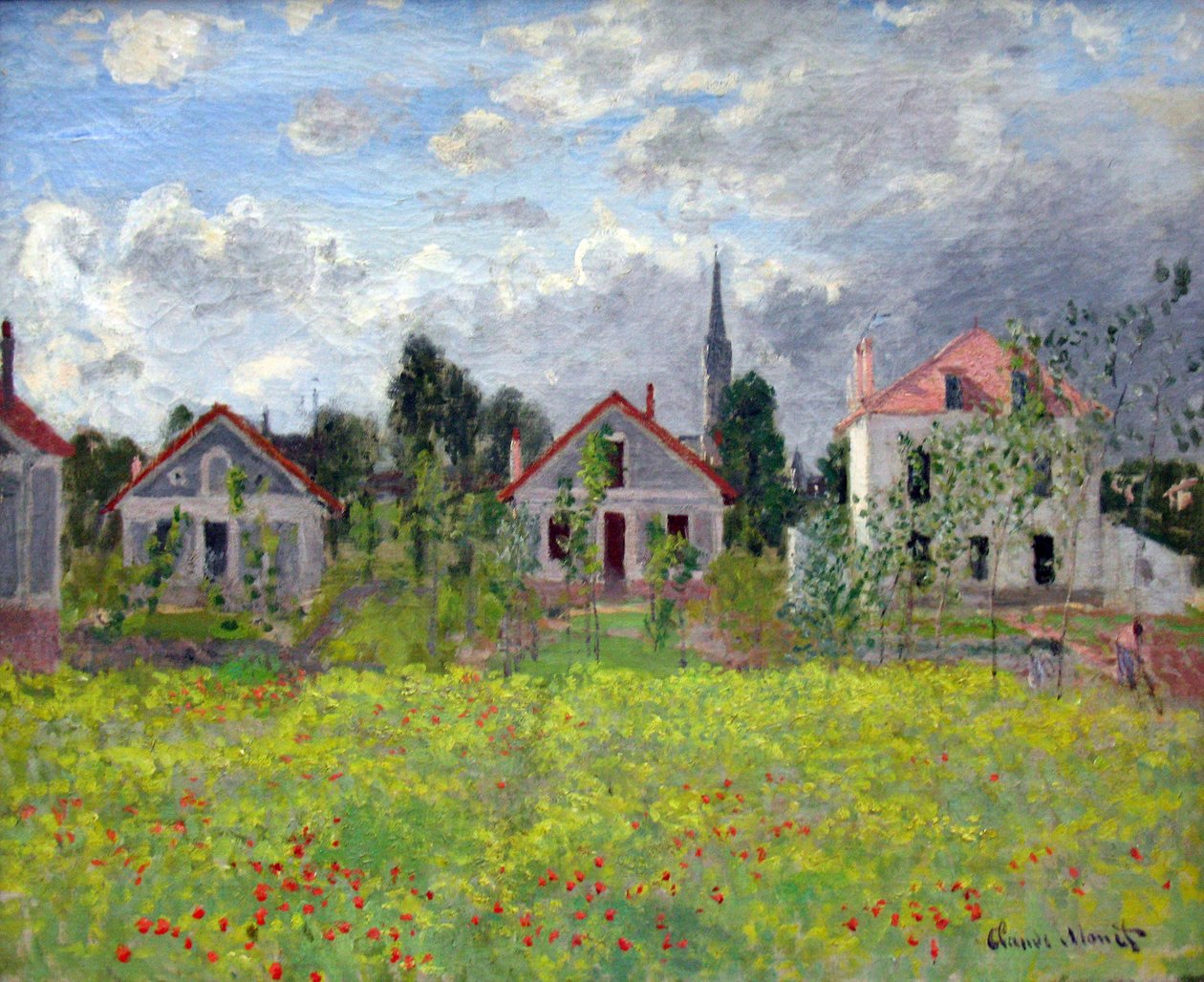 Házak Argenteuilban alkotó: Claude Monet