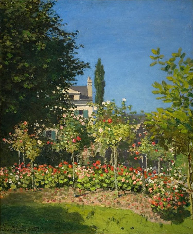 Virágzó kert alkotó: Claude Monet