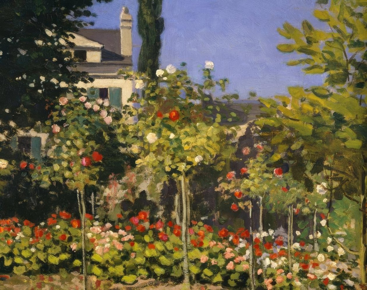 Virágzó kert alkotó: Claude Monet