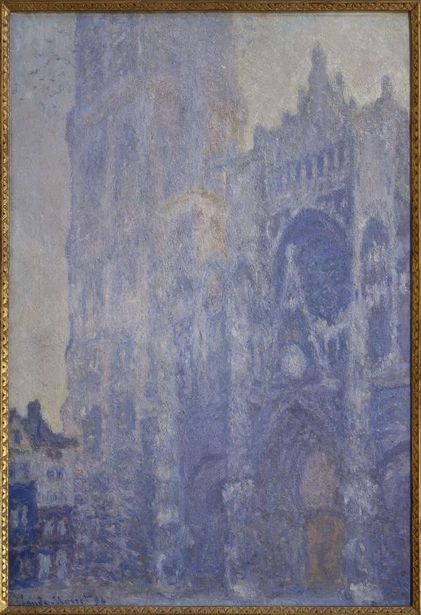 Rouen-i katedrális. A portál és a Saint-Romain torony, alkotó: Claude Monet