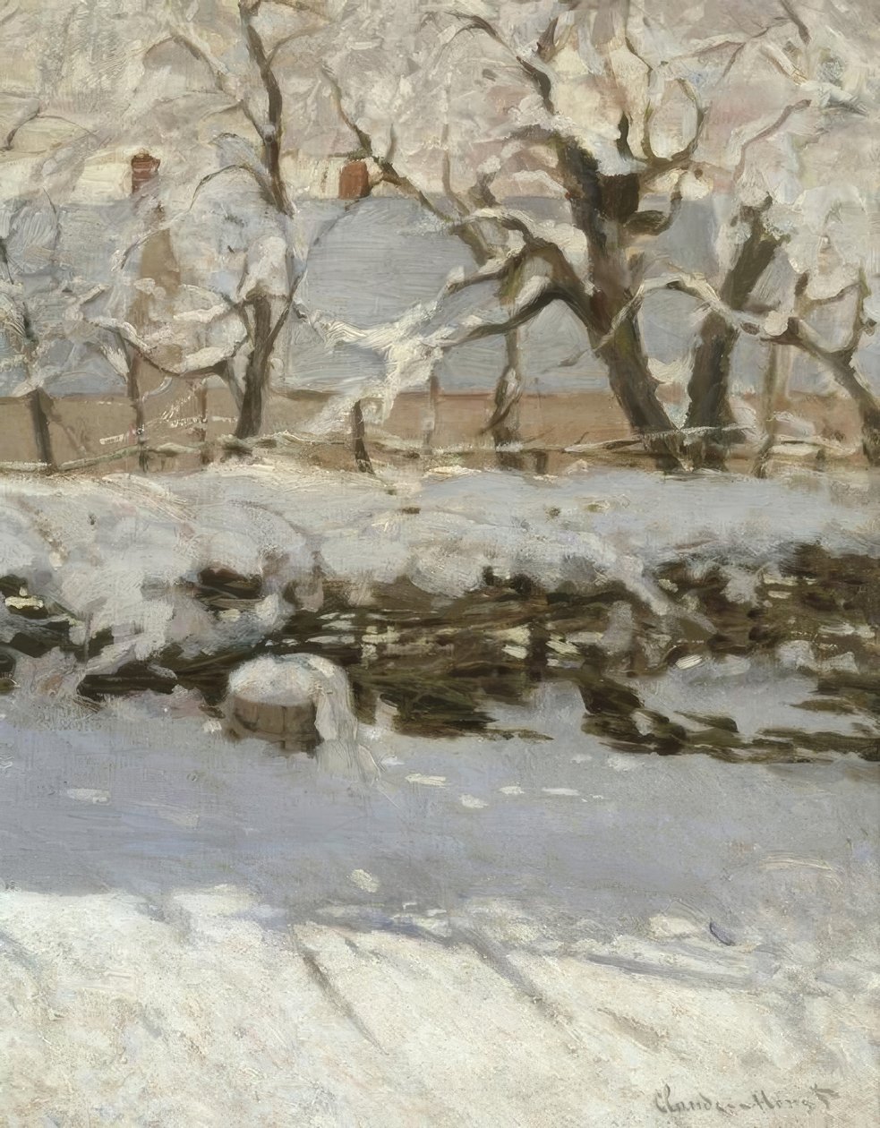 La pie (A szarka) alkotó: Claude Monet