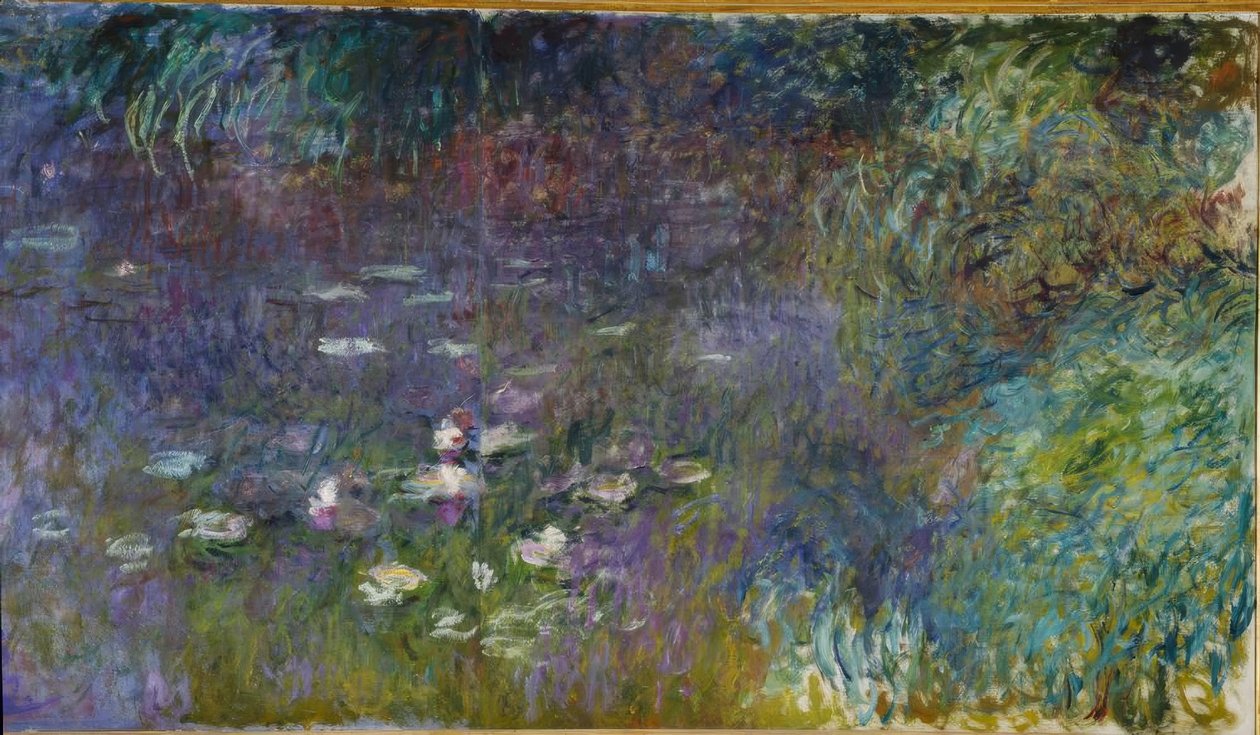A Nympheas-tó fűz nélkül, reggel alkotó: Claude Monet
