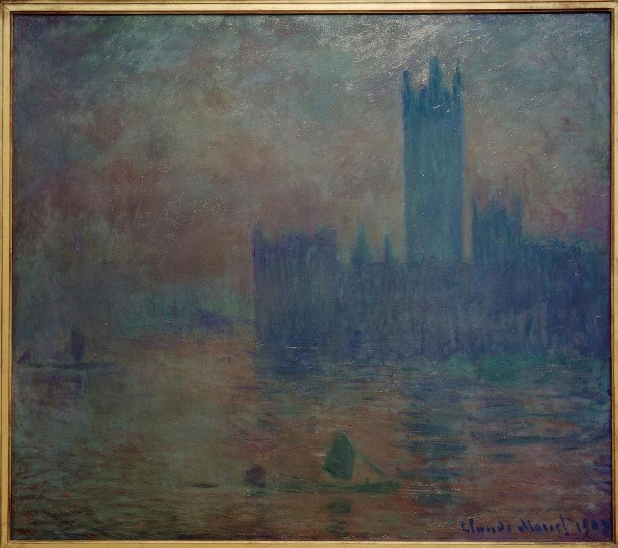 Parlament, ködhatás alkotó: Claude Monet