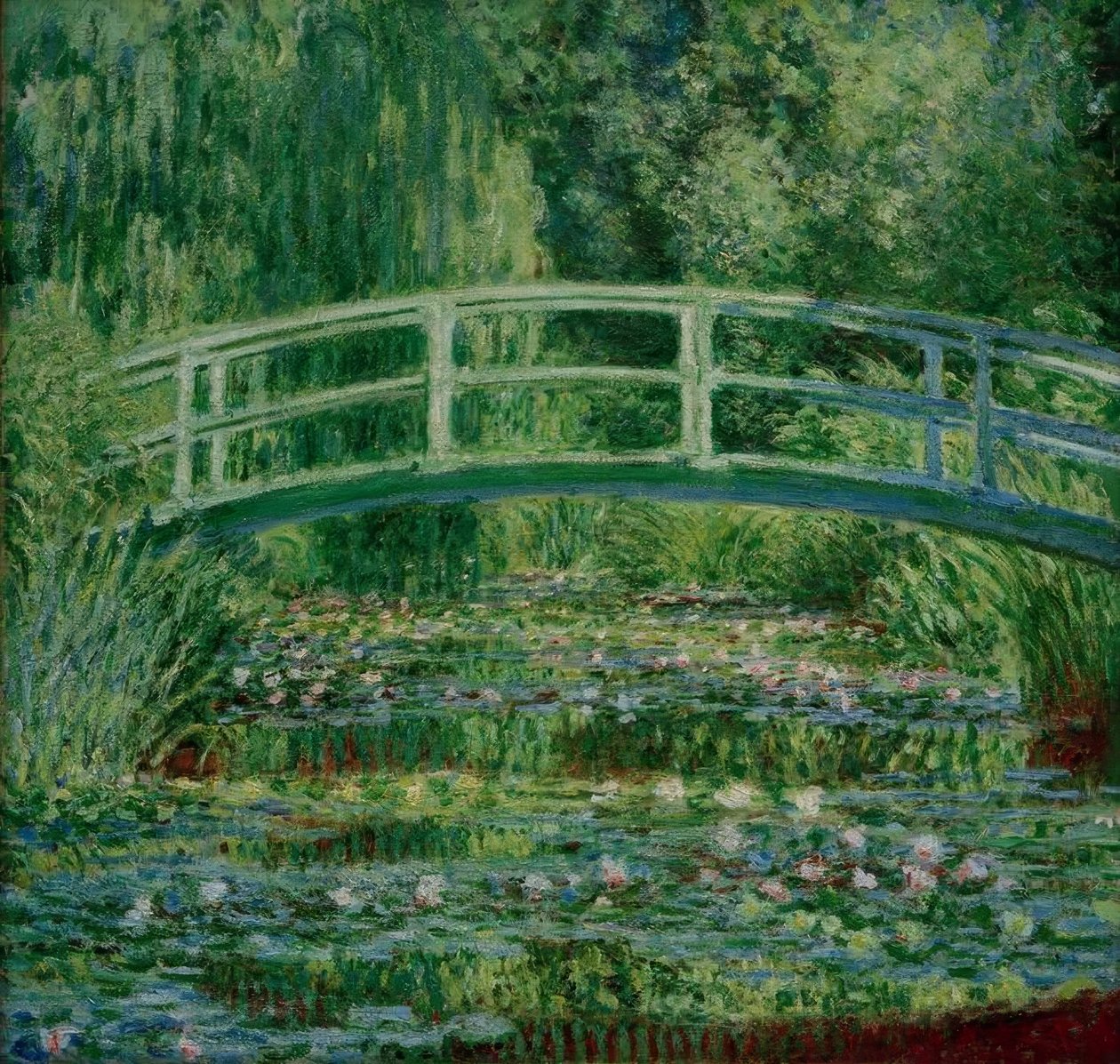 Tavirózsa tó alkotó: Claude Monet