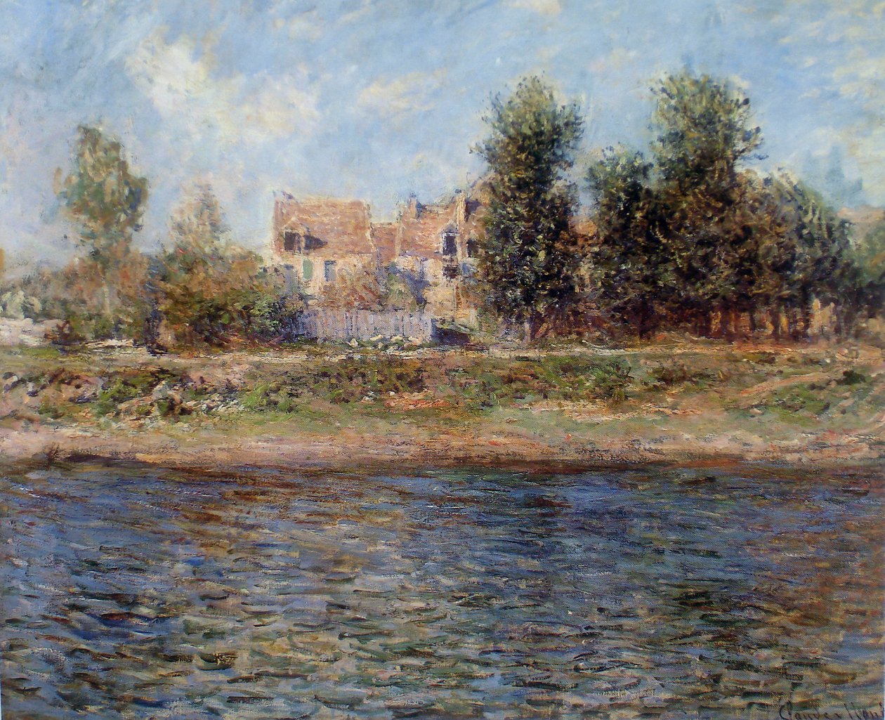 A Szajna partja alkotó: Claude Monet