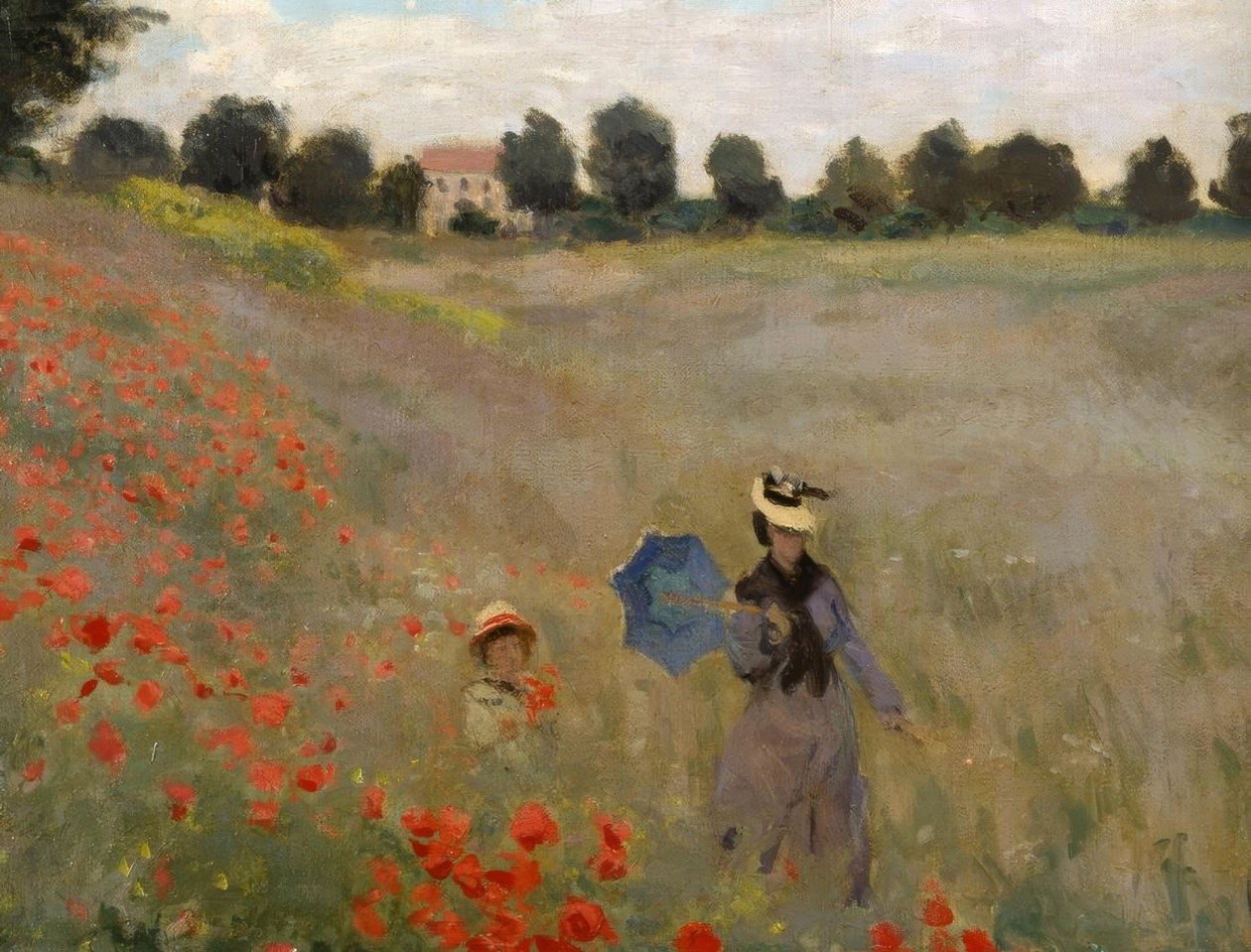 Pipacsok Argenteuilban alkotó: Claude Monet