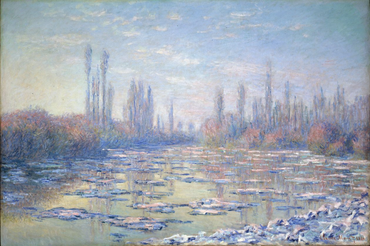 Les Glacons, 1880 alkotó: Claude Monet