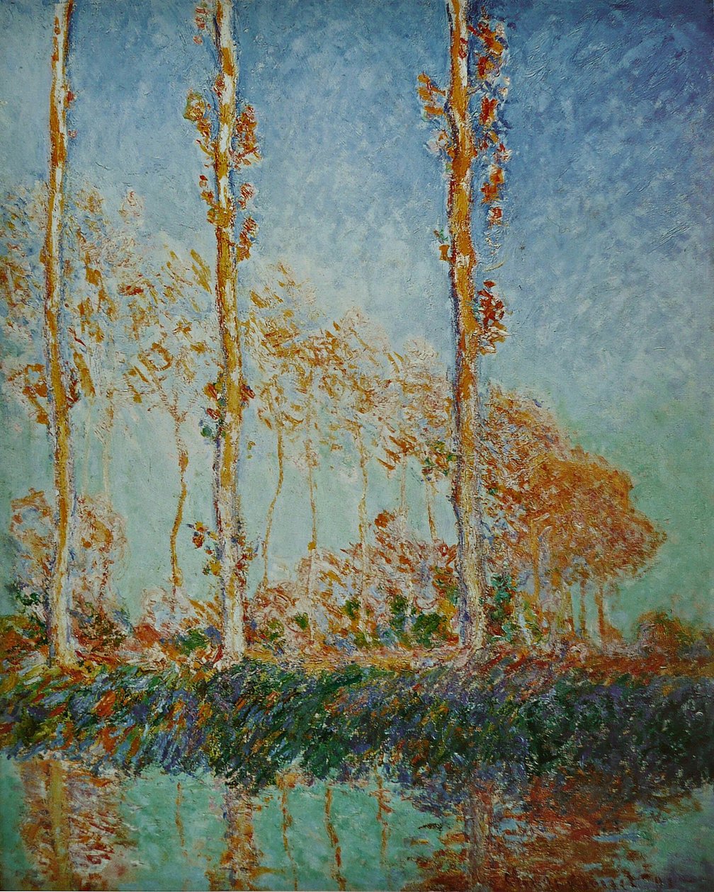 Nyárfák alkotó: Claude Monet