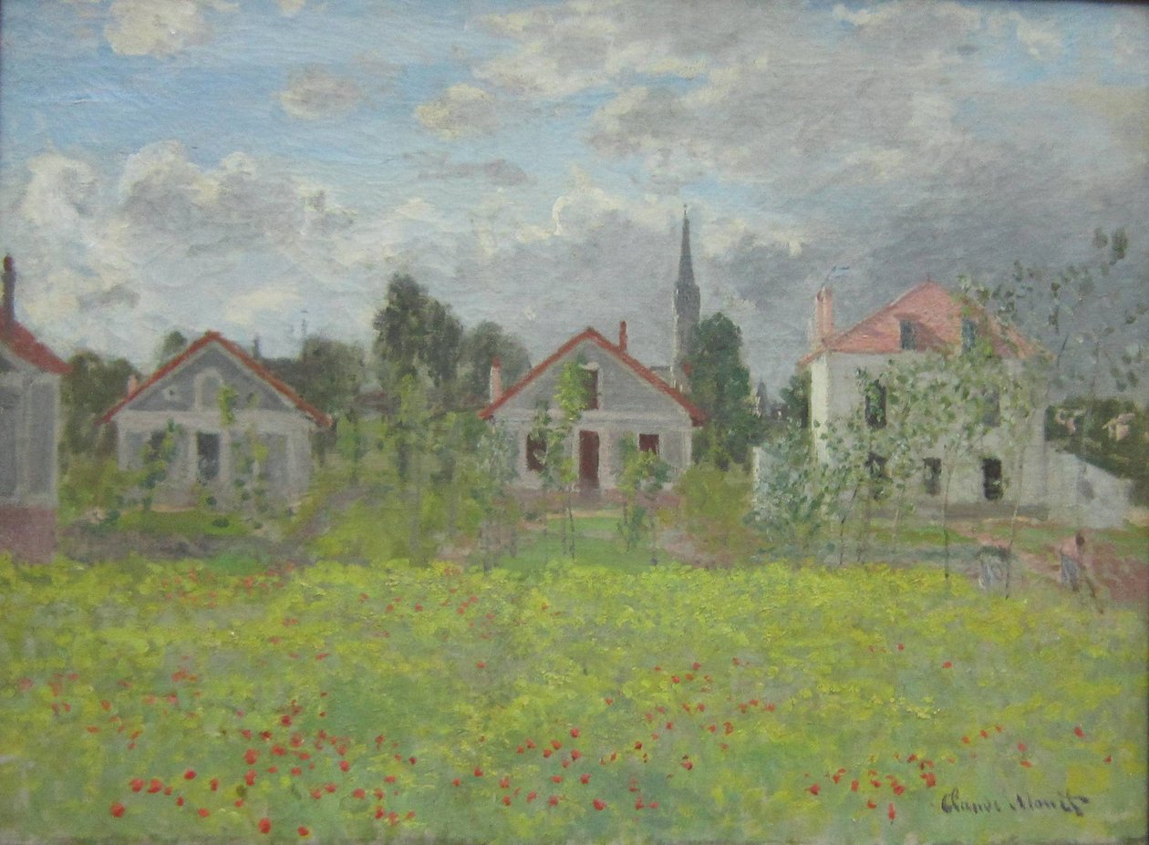 Házak Argenteuilben alkotó: Claude Monet