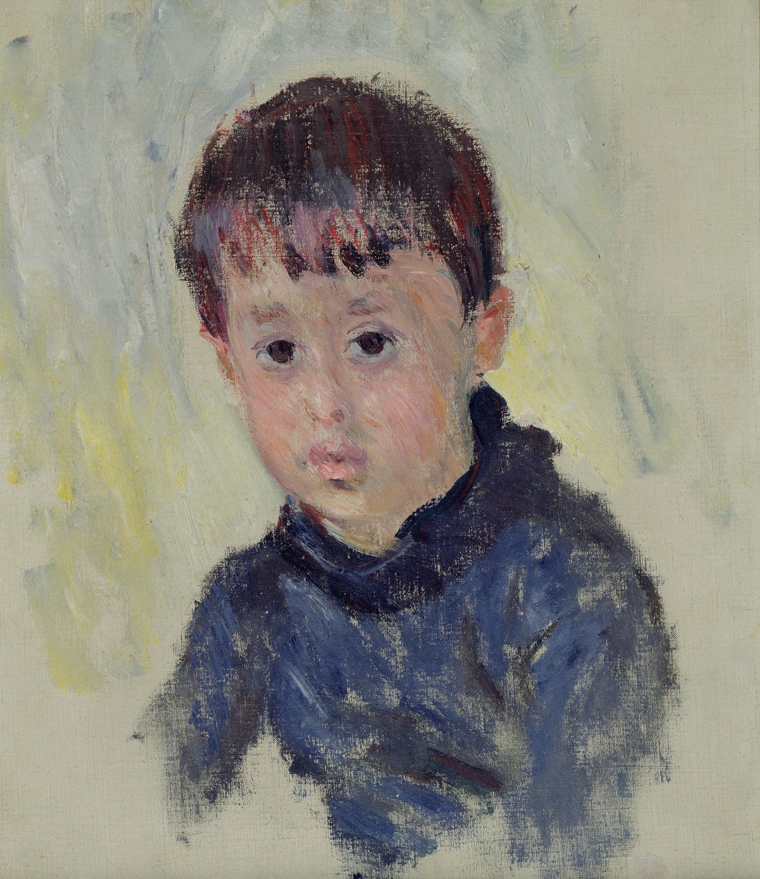 Michel Monet (1878-1966) kék jumperben, 1883 alkotó: Claude Monet