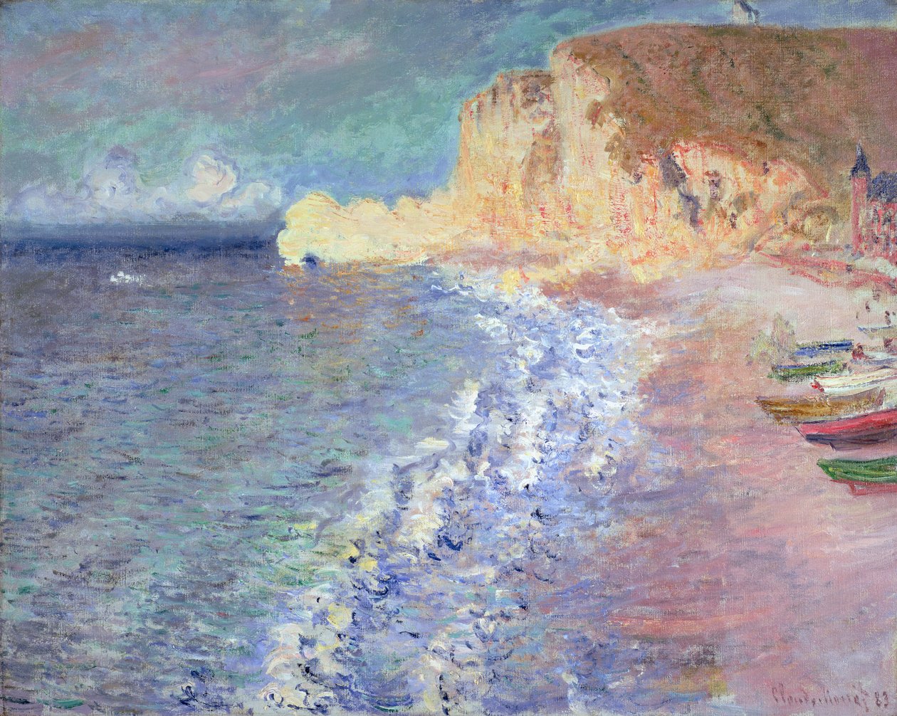 Reggel Etretatban, 1883 alkotó: Claude Monet