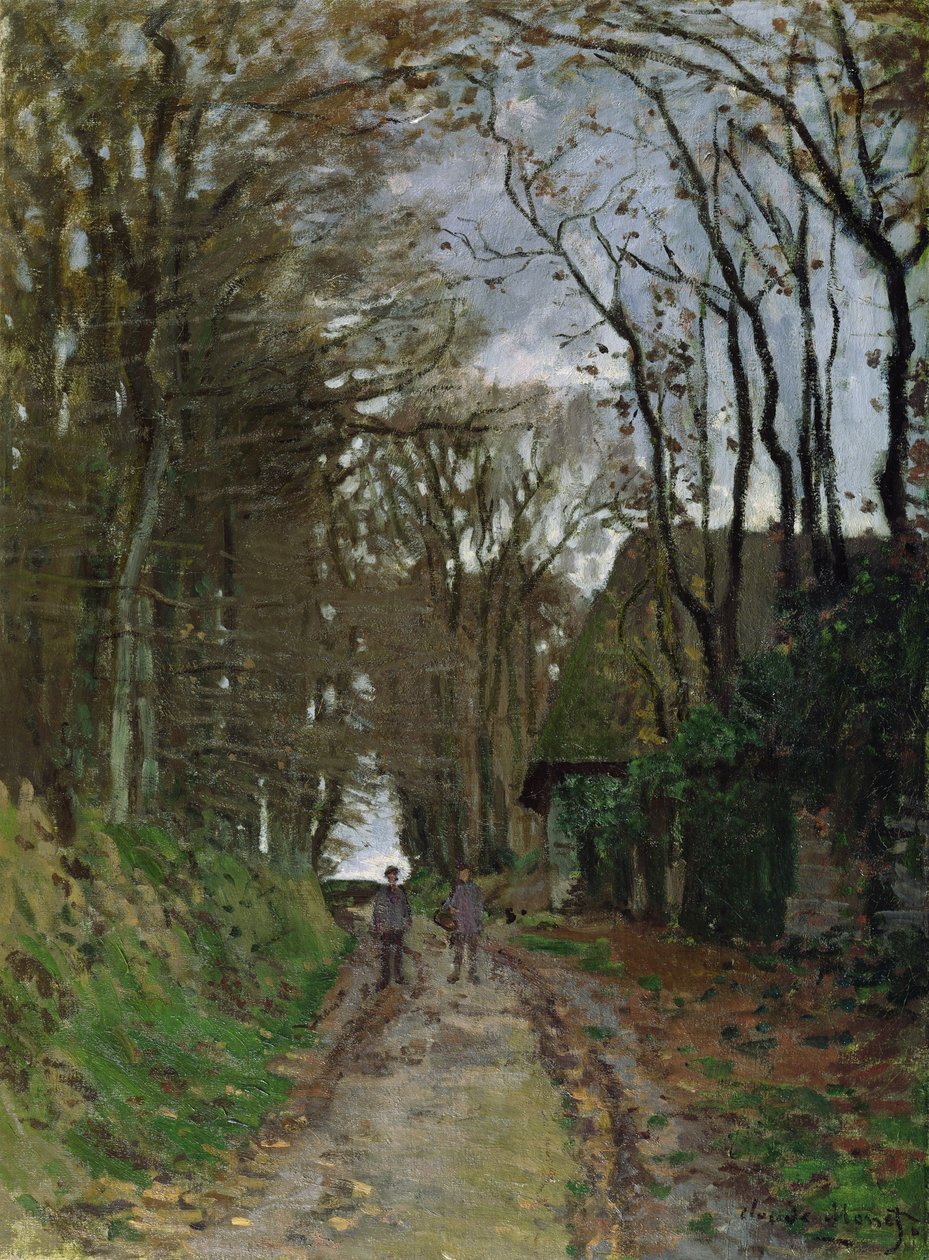 Út Normandiában alkotó: Claude Monet
