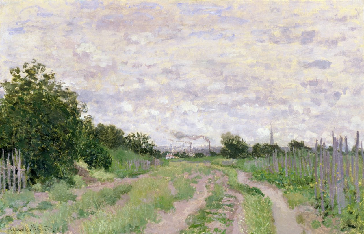 Ösvény a szőlők között, Argenteuil, 1872 alkotó: Claude Monet