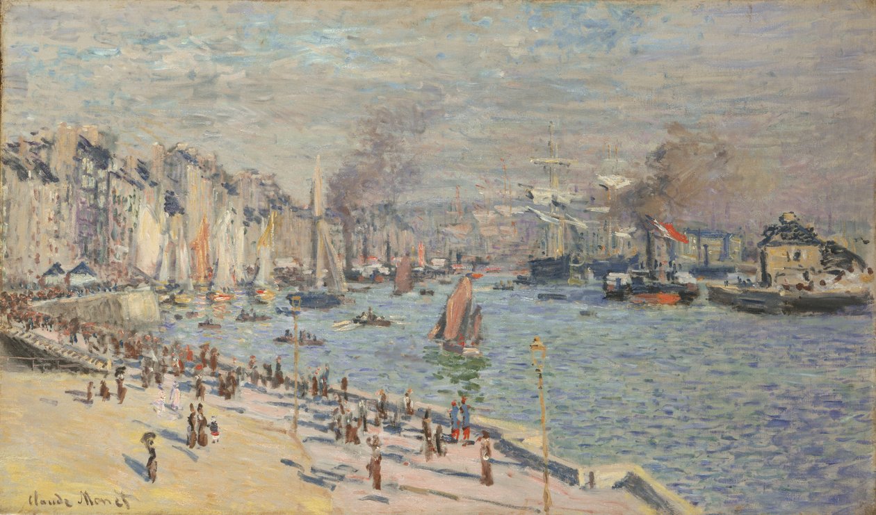 Le Havre kikötője alkotó: Claude Monet