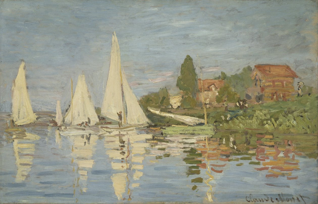 Regatták az Argenteuilben alkotó: Claude Monet