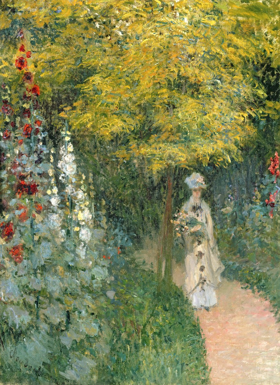 Rózsakert, 1876 alkotó: Claude Monet
