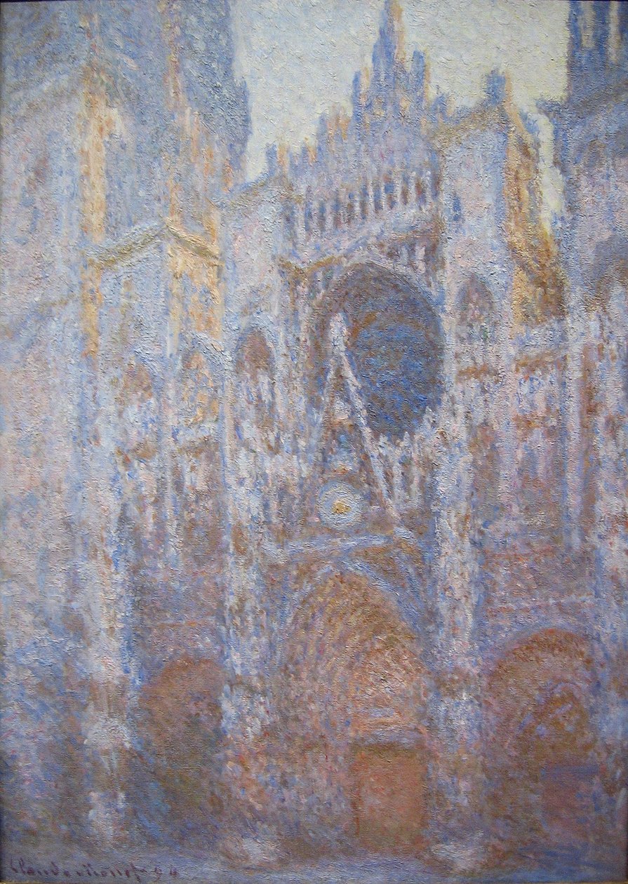 Roueni katedrális, nyugati homlokzat alkotó: Claude Monet