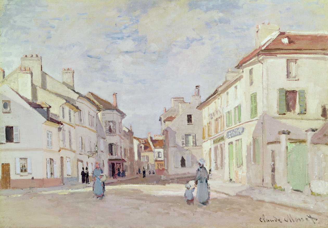 Rue de la Chaussee, Argenteuil alkotó: Claude Monet