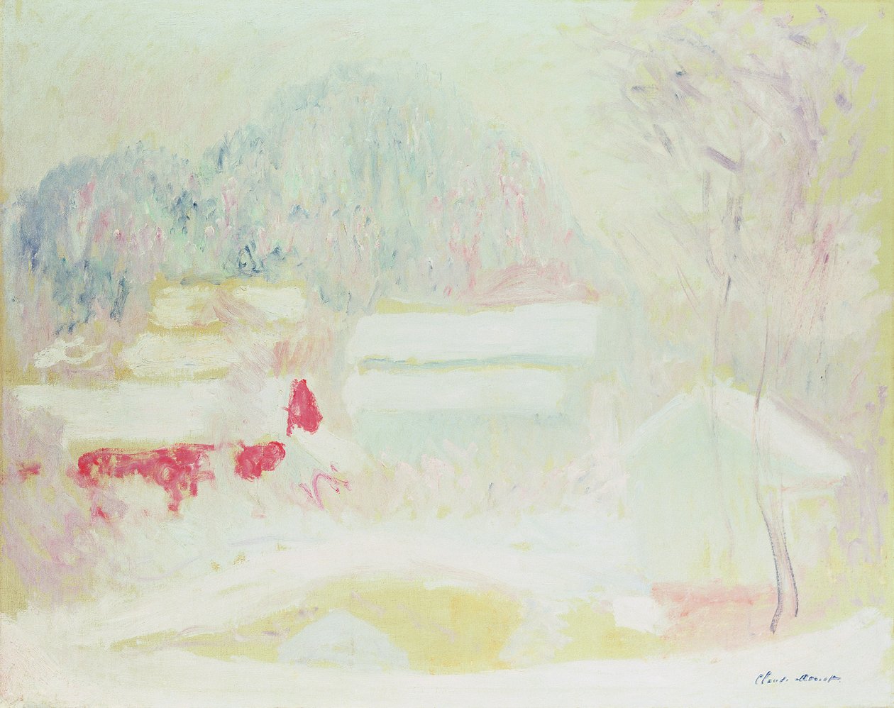Sandviken, Norvégia, 1895 alkotó: Claude Monet