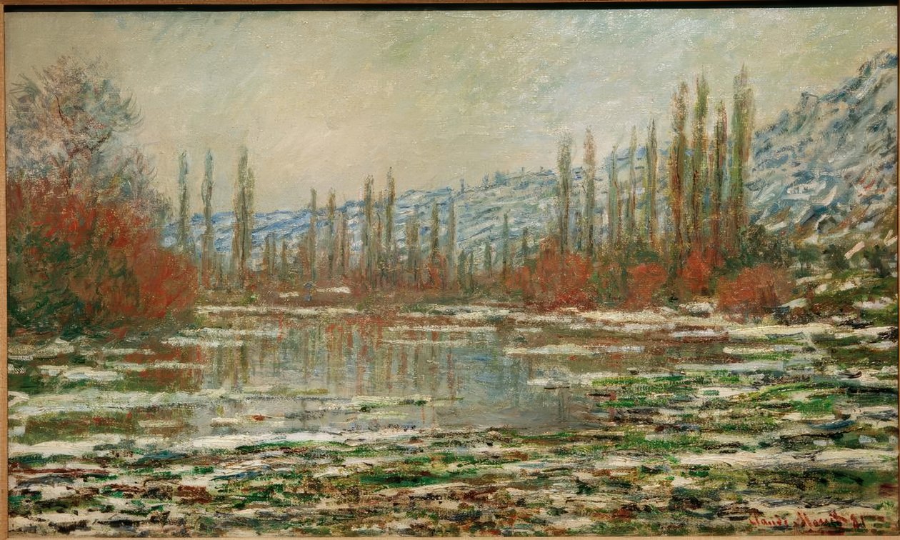 Tauwetter Vétheuilben alkotó: Claude Monet