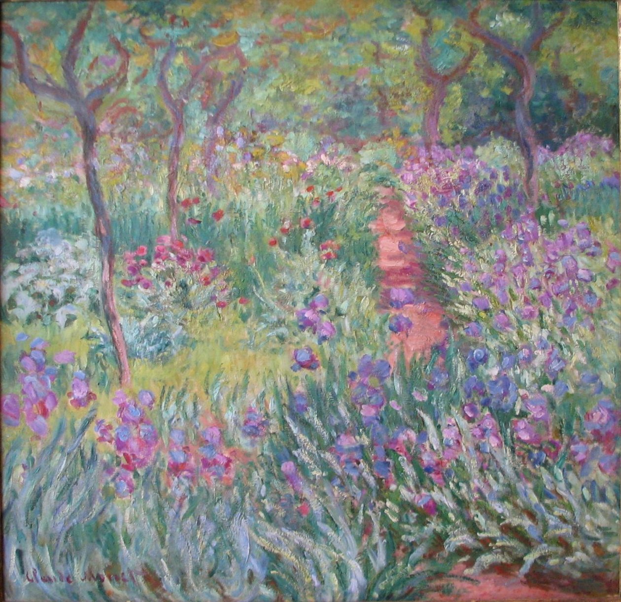 A művészkert Givernyben. alkotó: Claude Monet