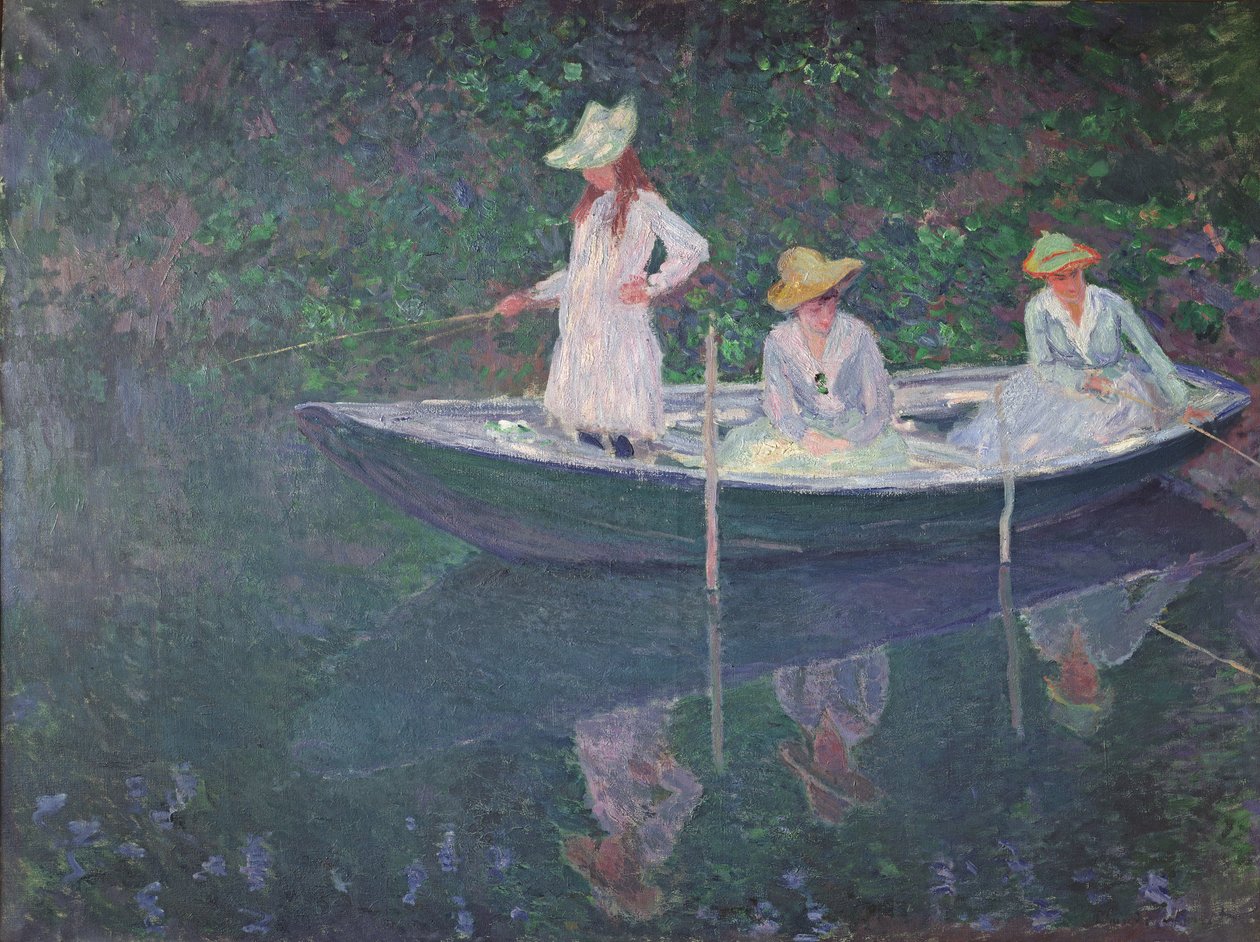 A hajó Givernyben, 1887 körül alkotó: Claude Monet