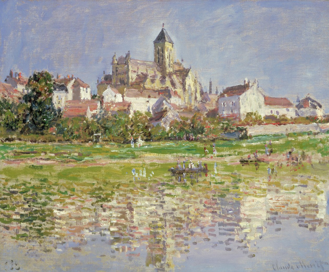 A Vetheuil-i templom, 1880 alkotó: Claude Monet