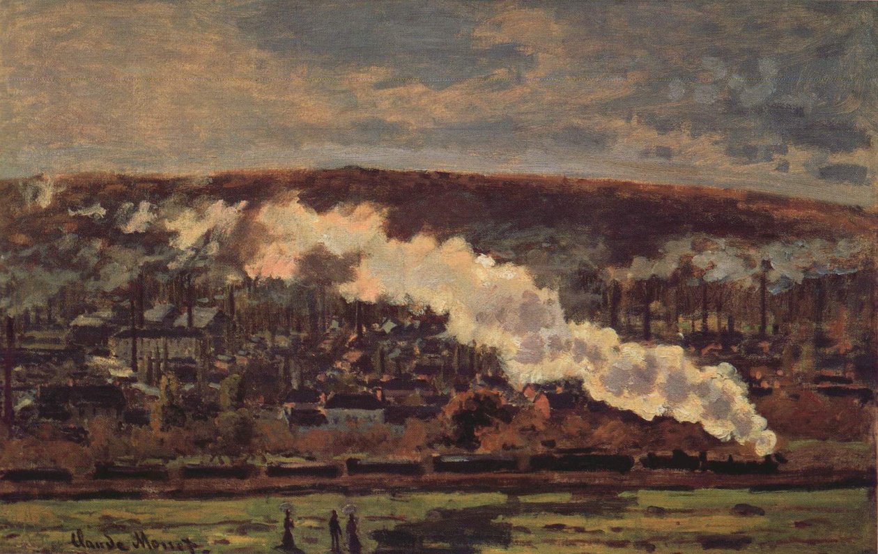 Az áruvonat alkotó: Claude Monet