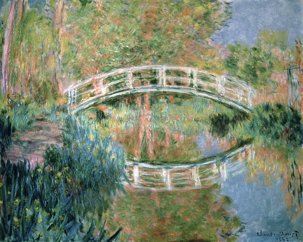 A japán híd, Giverny, 1892 alkotó: Claude Monet