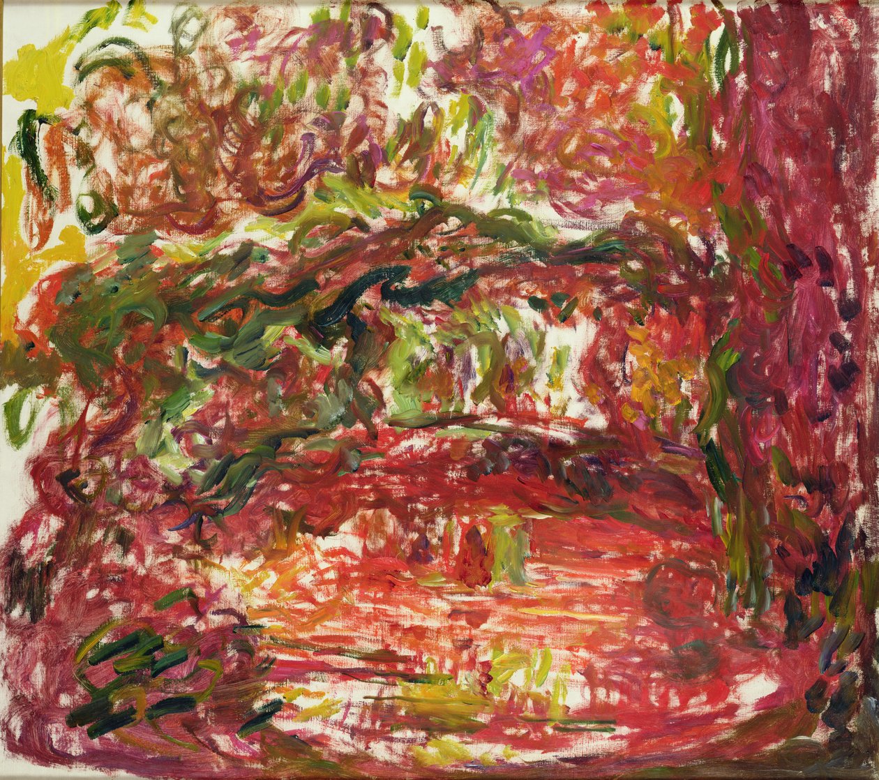 A giverny-i japán híd, 1918-24 (lásd részlet 382335) alkotó: Claude Monet