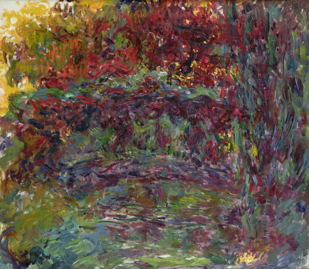 A japán híd Givernyben, 1918-24 alkotó: Claude Monet