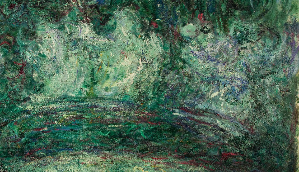 A japán híd, részlet, 1918-19 (lásd még 181501) alkotó: Claude Monet