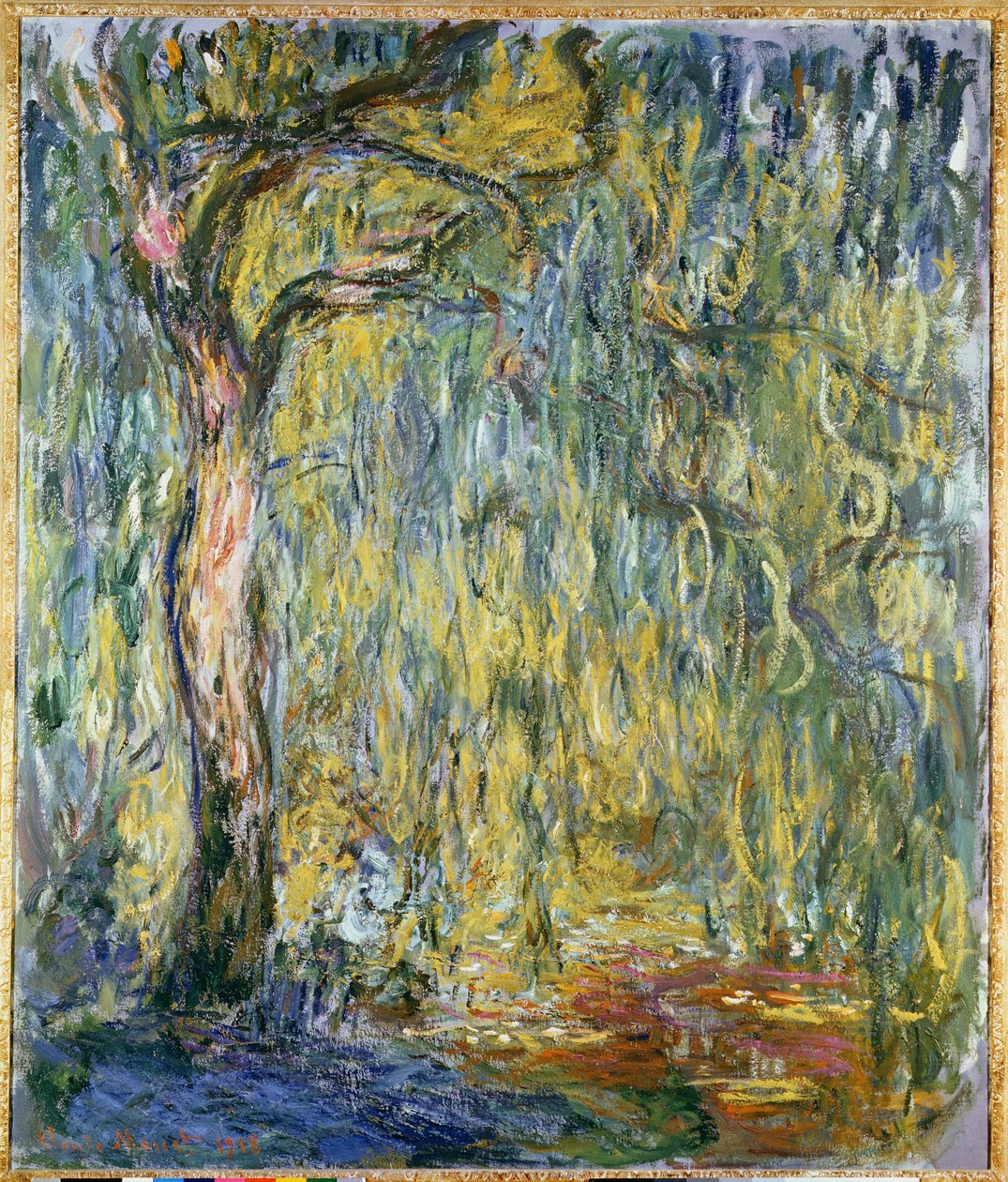 A nagy fűz Givernyben, 1918 alkotó: Claude Monet